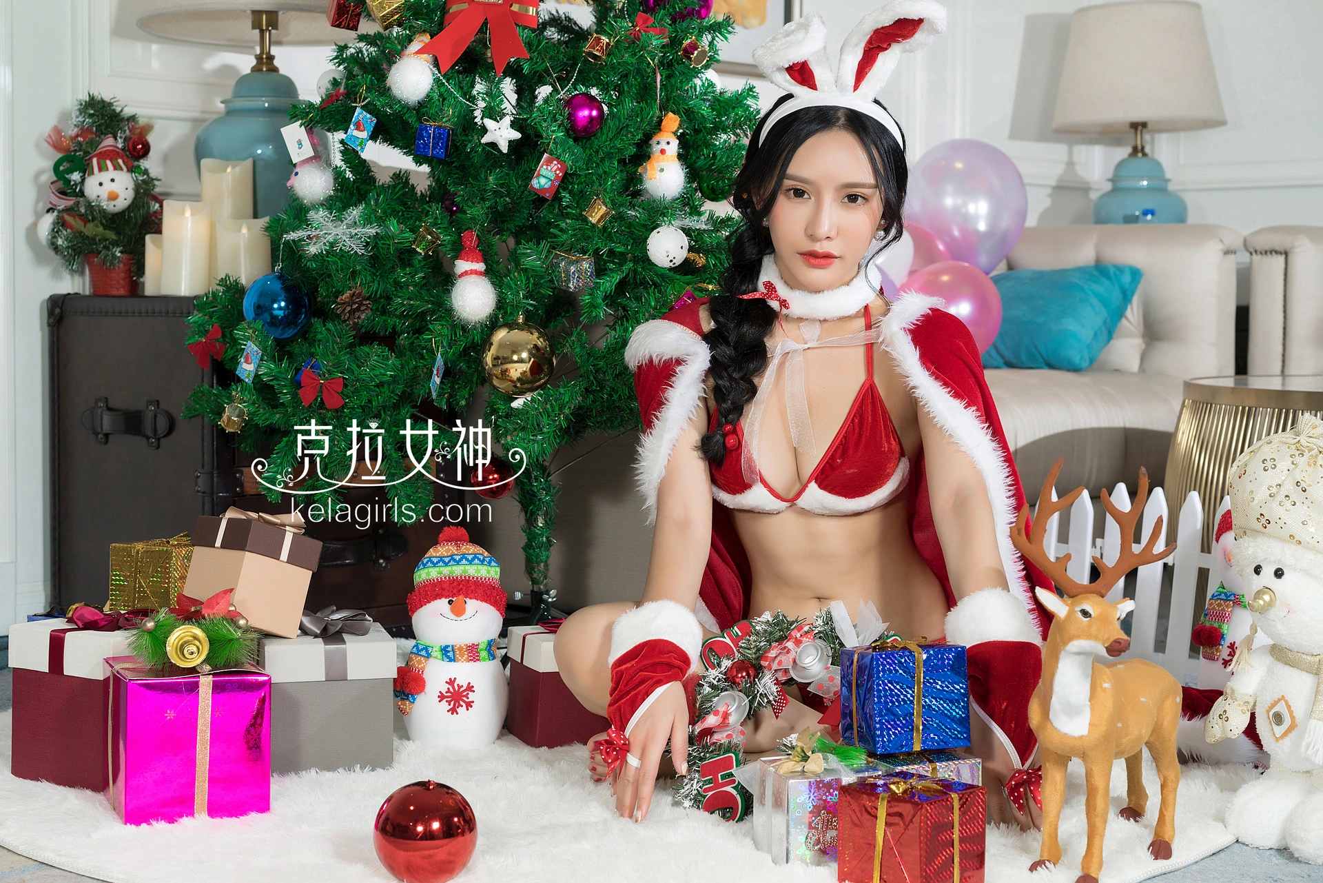 KelaGirls克拉女神 - 2017.06.21 Vol.123 凌雪 小西《女神对对碰》 2